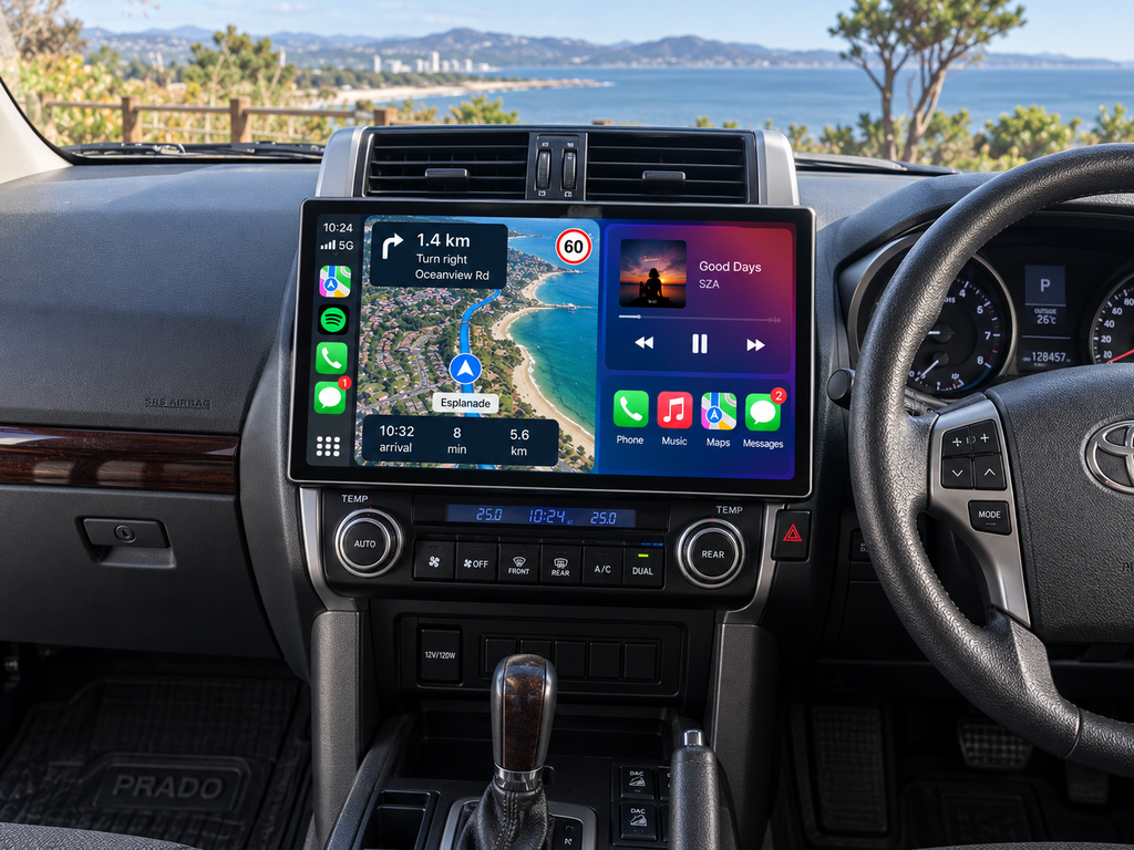 Toyota LandCruiser Prado 150 2009-2013 13 Inch CarPlay Screen