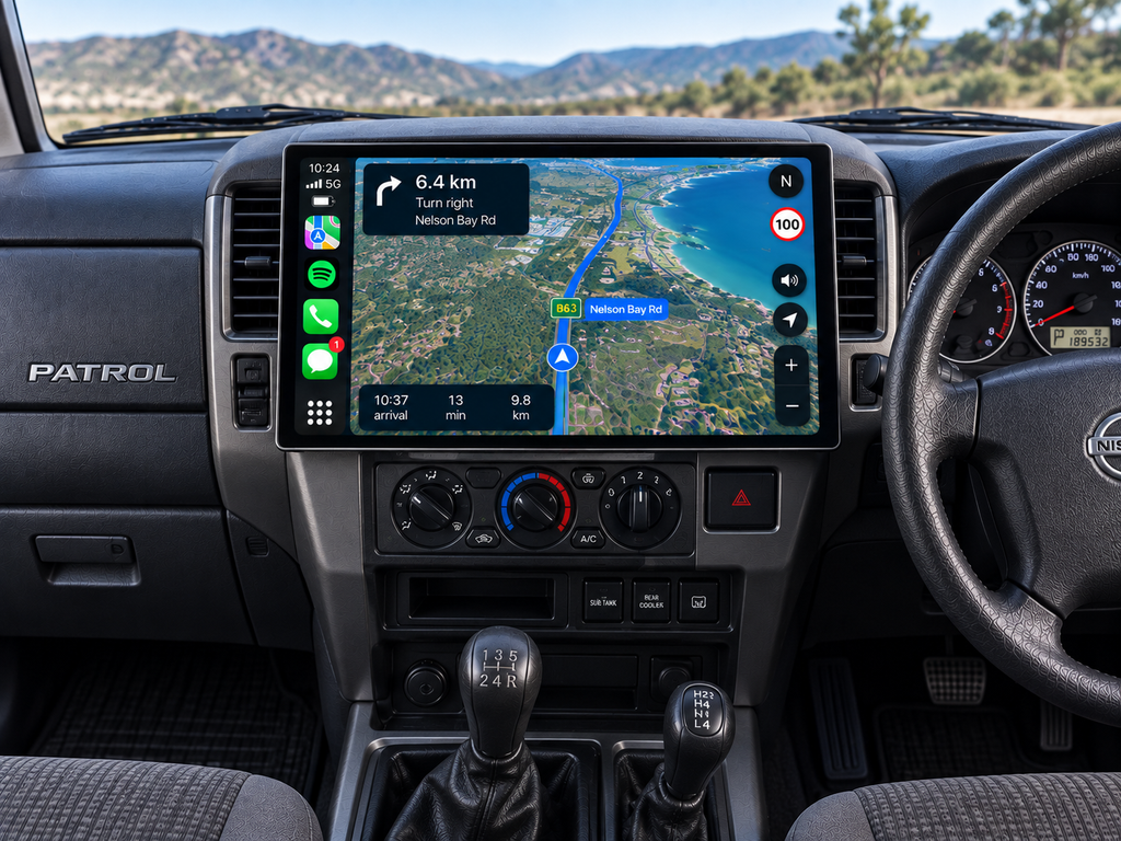 Nissan Patrol GU 2004–2015, 13 Inch CarPlay Screen
