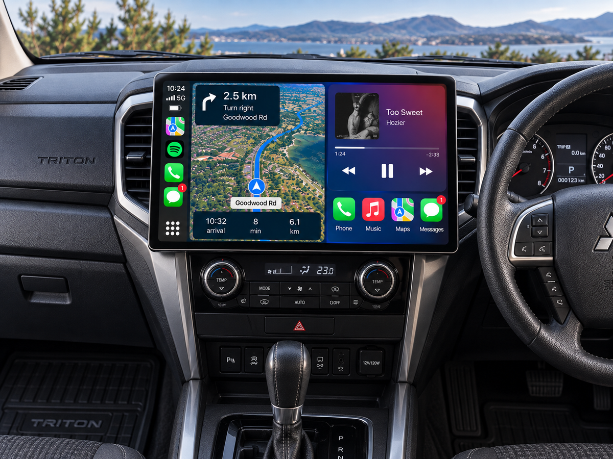 Mitsubishi Triton 1996-2026 13 Inch CarPlay Screen