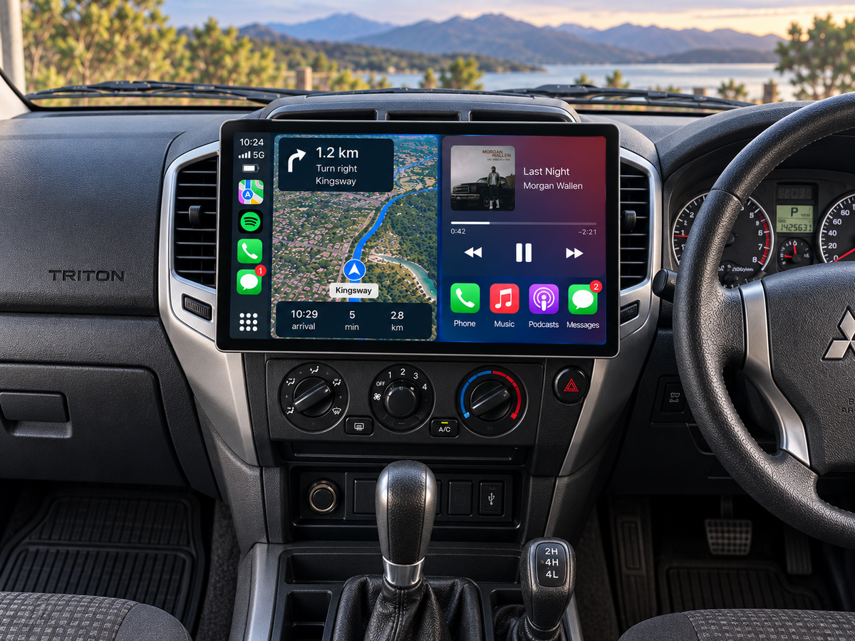 Mitsubishi Triton 1996-2026 13 Inch CarPlay Screen
