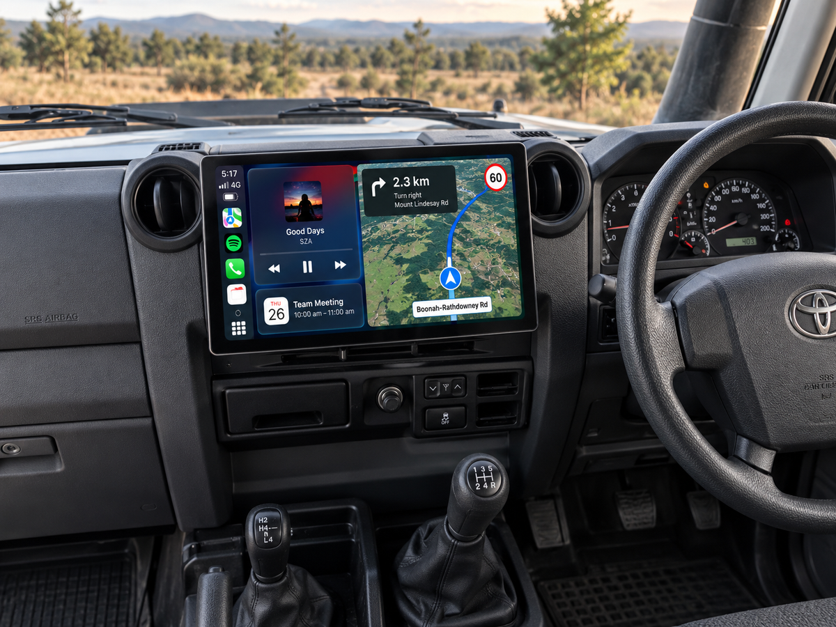 Toyota LandCruiser 70/76/79 Series 2008-2023 13 Inch CarPlay Screen
