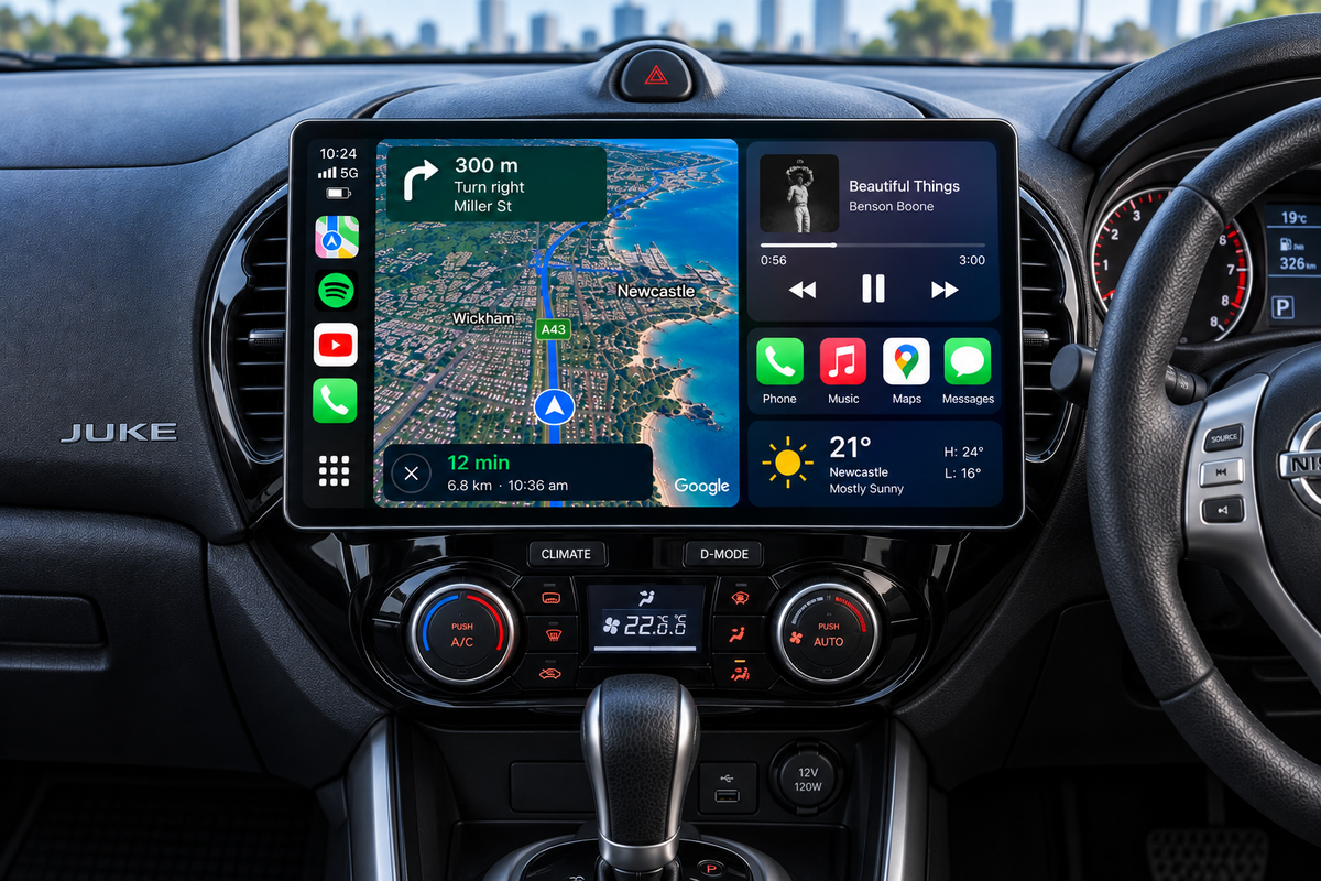 Nissan Juke 2010-2019 13 Inch CarPlay Screen