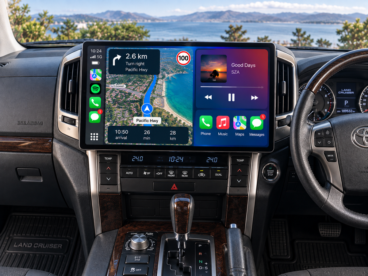 Toyota LandCruiser 200 2007-2015 13 Inch CarPlay Screen