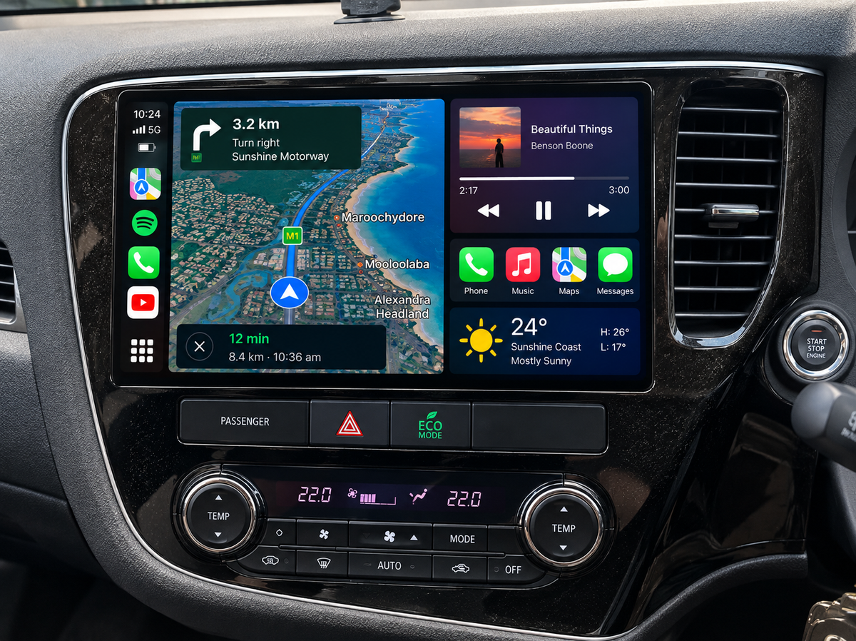 Mitsubishi Outlander 2006-2021 13 Inch CarPlay Screen