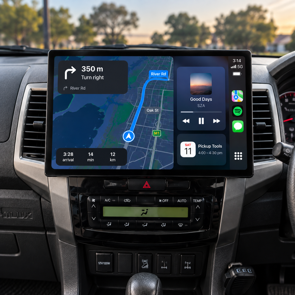 Toyota Hilux N70 2005-2015 13 Inch CarPlay Screen