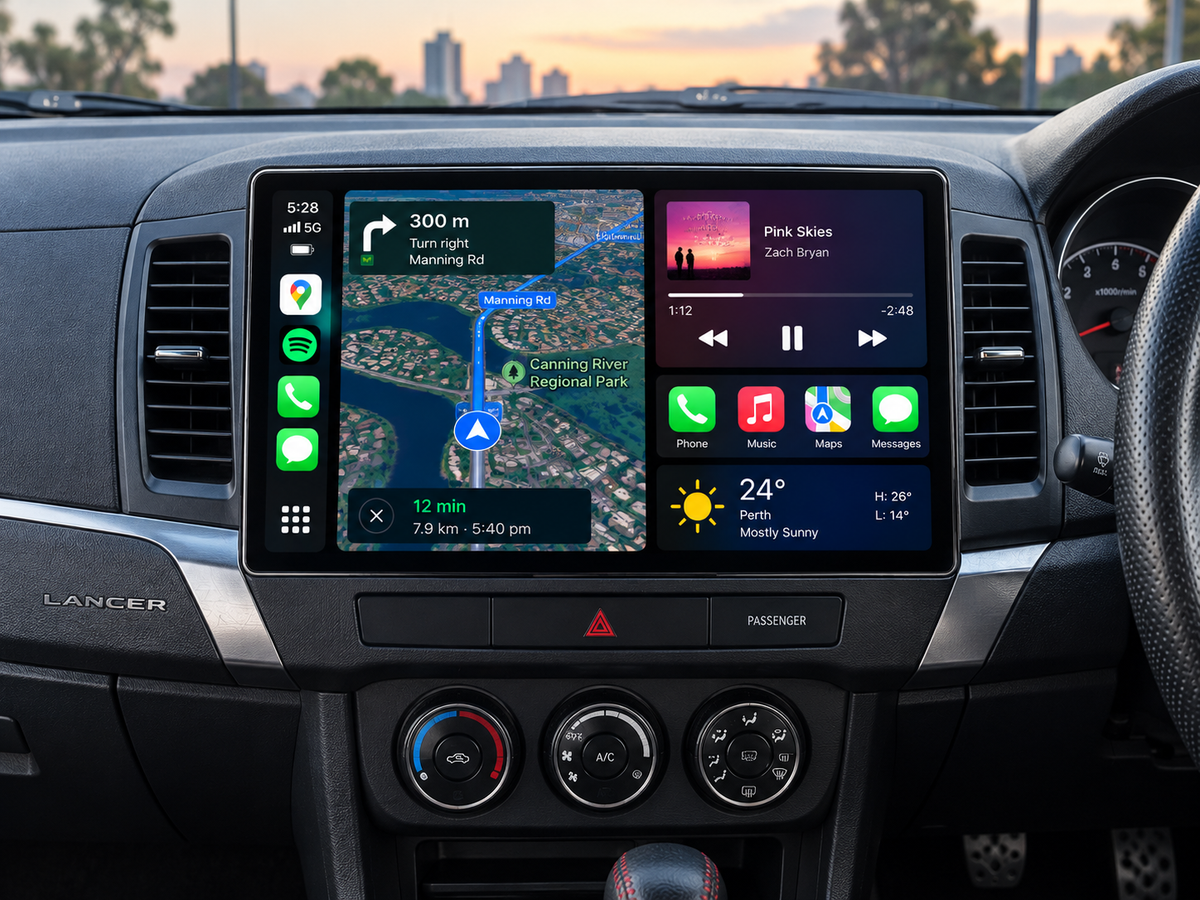 Mitsubishi Lancer 2000-2017 13 Inch CarPlay Screen