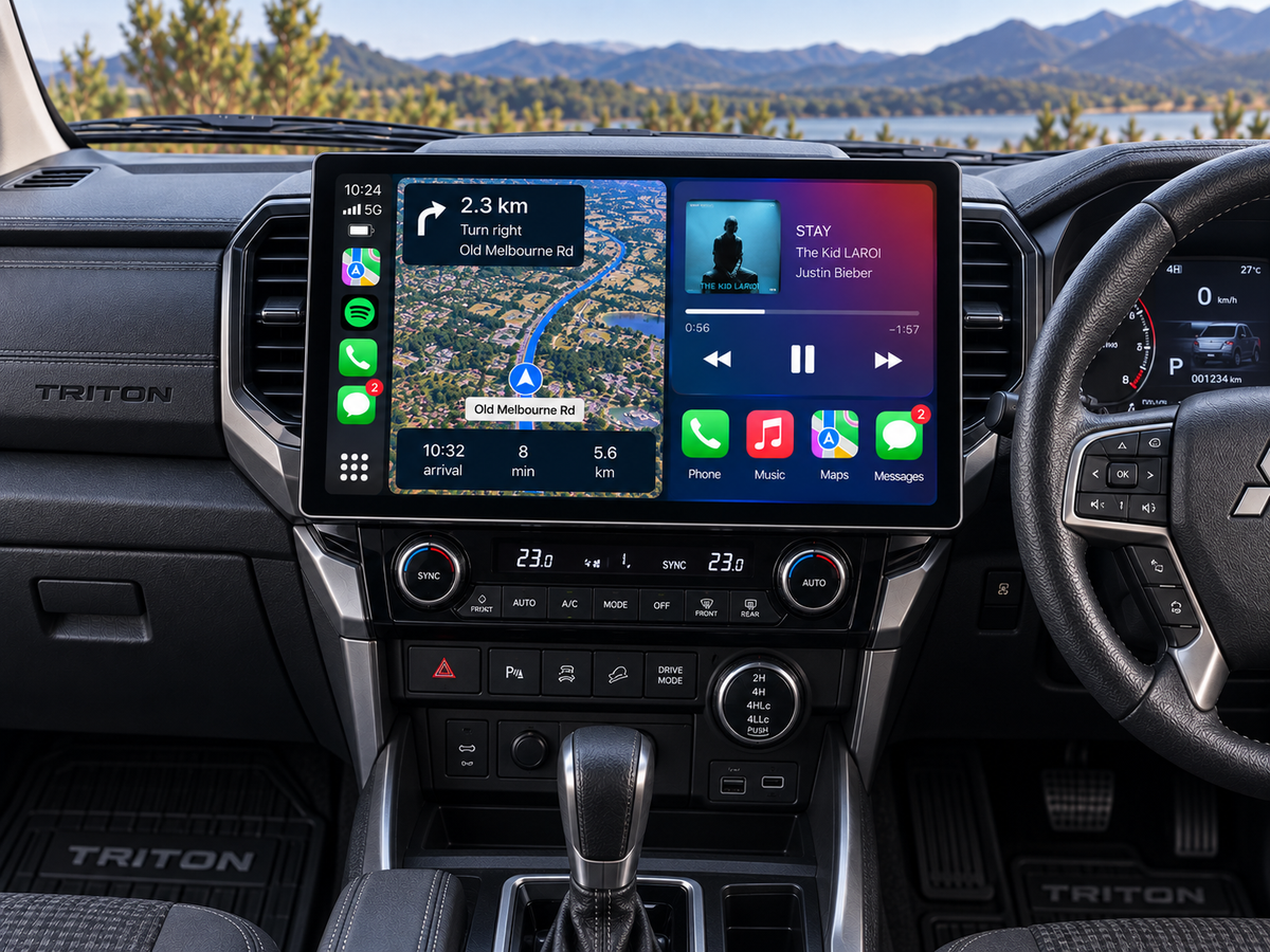 Mitsubishi Triton 1996-2026 13 Inch CarPlay Screen