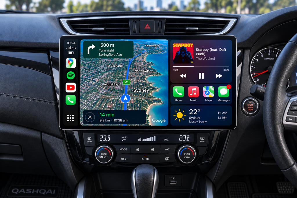Nissan Qashqai J11 2014-2022 13 Inch CarPlay Screen