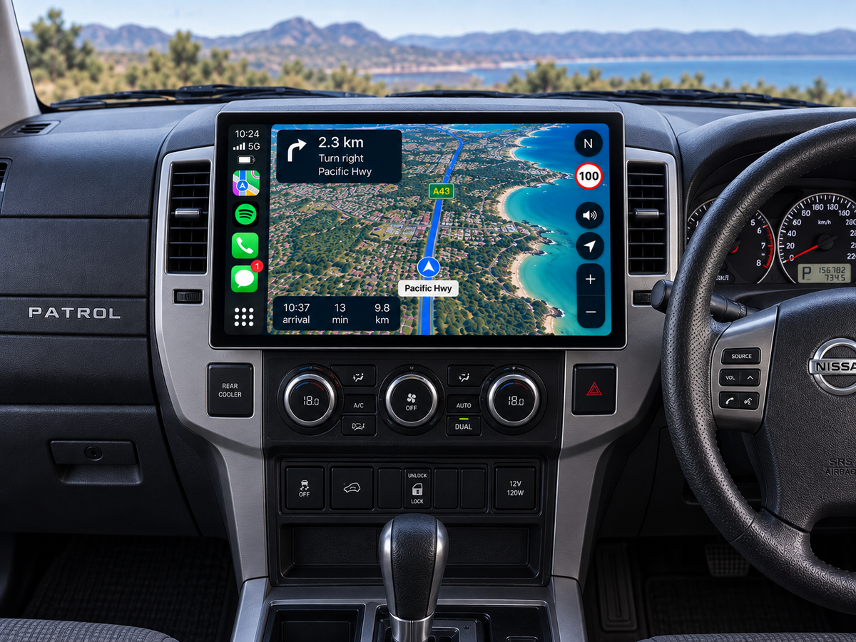 Nissan Patrol R51 2005-2011 13 Inch CarPlay Screen