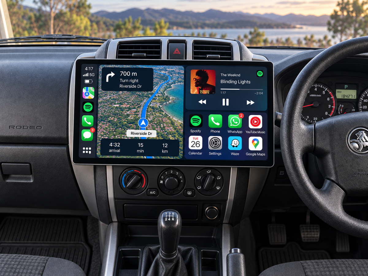 Holden Rodeo 2003-2008 13 Inch CarPlay Screen