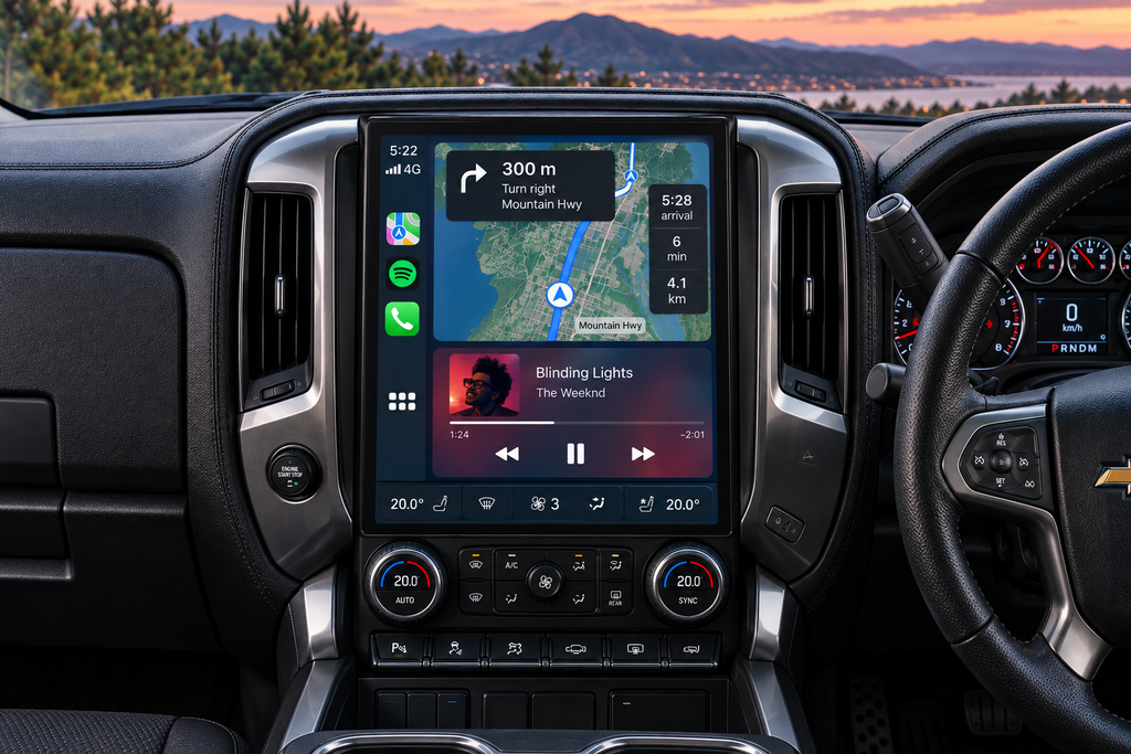 Chevrolet Silverado 2014–2018 — 12.1" Vertical CarPlay Screen
