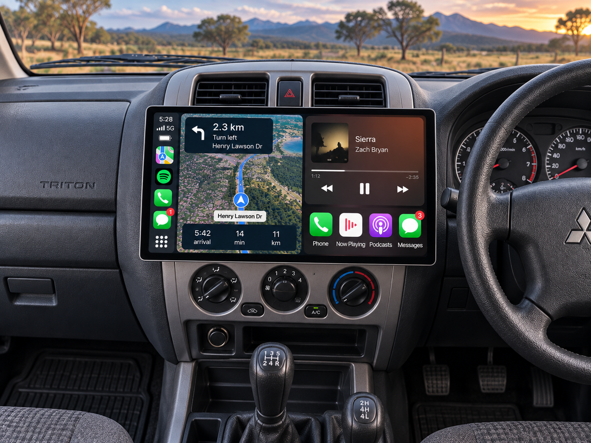 Mitsubishi Triton 1996-2026 13 Inch CarPlay Screen